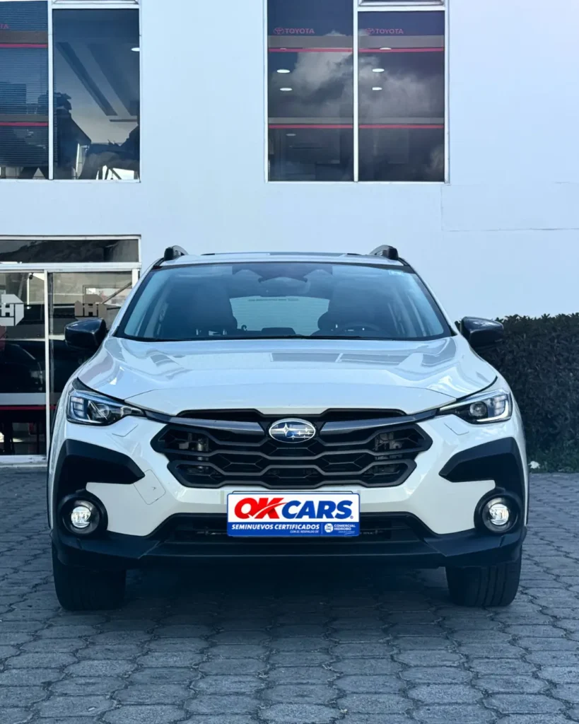 Frente de Subaru Crosstrek usada en Ecuador mostrando su diseño exterior
